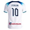 Virallinen Fanipaita Englanti STERLING 10 Kotipelipaita MM-Kisat 2022 - Miesten